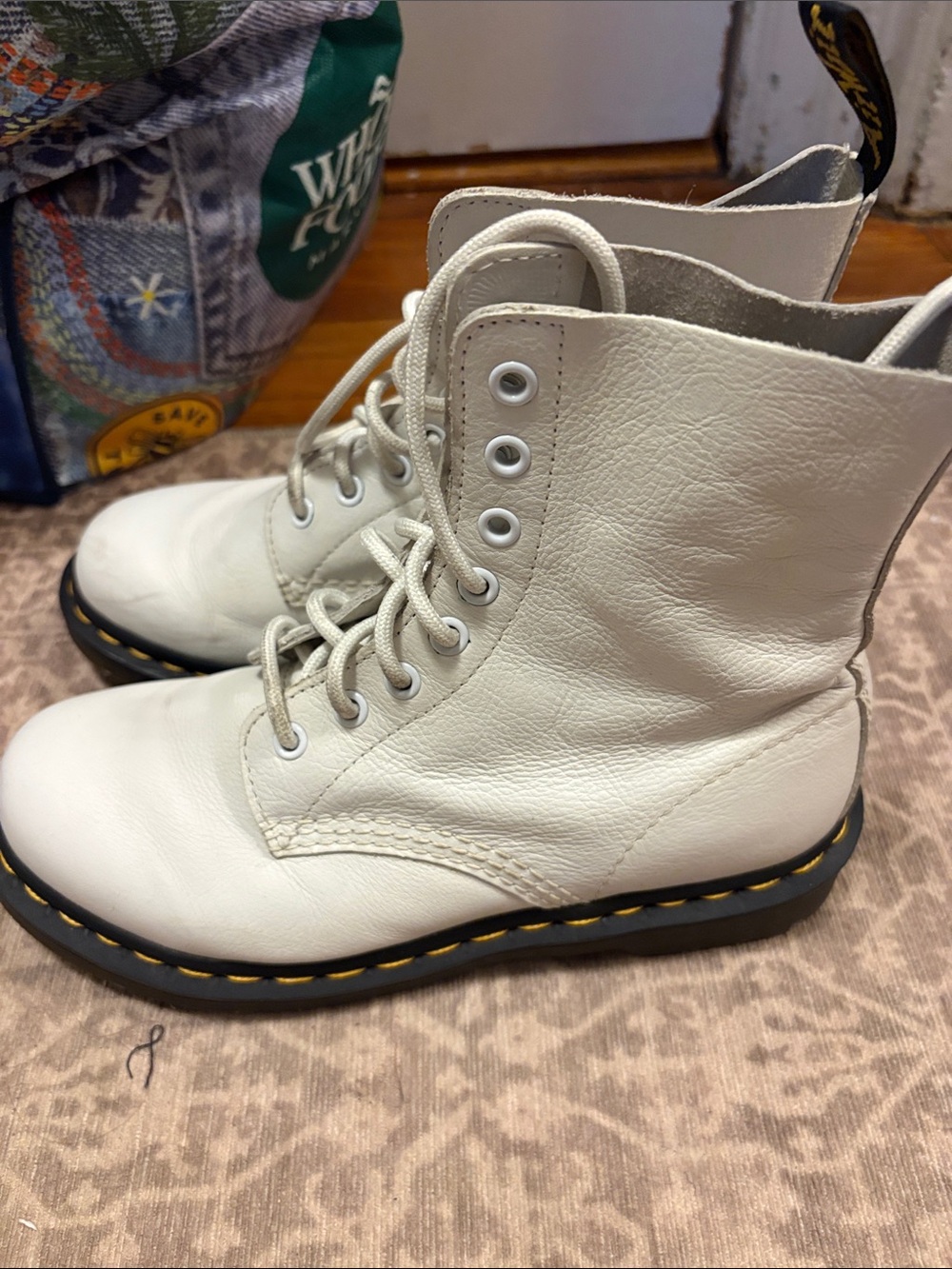 White Dr. Martens